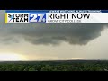 WATCH: Rotating storms caught on video Tuesday