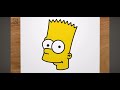 How to draw Bart Simpson