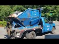 Republic Services Ford 250 Par Kan EZ Dump pick up on residential trash route.