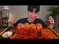 ASMR MUKBANG | FIRE Noodle & Spicy Seafood boil & Octopus | COOKING & EATING SOUND! | GONGSAM 이공삼