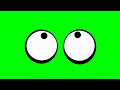 EYES Animation Green screen - Royalty free - No Copyright full hd