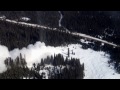 Canadian Rockies Highway Avalanche Control - Kootenay National Park  - March 10, 2014