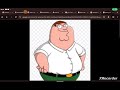 Peter Griffin sings undefeatable from soynick frontiers cuz why not