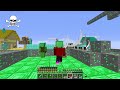 Mikey and JJ EMERALD vs DIAMOND vs GOLD CHUNK Survival Battle in Minecraft (Maizen)