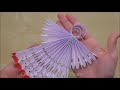 Make an easy Paper Angel - Christmas tree decorations