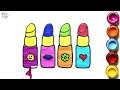 How to Draw Lipstick for Kids and Toddlers|| Makeup Drawing Easy || Easy Drawing for Kids.