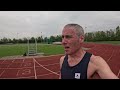 VLOG 1 - and so it begins. Back to sprinting after 40+ years