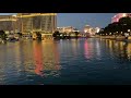 Bellagio water show in stereo.