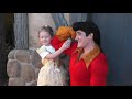 Meeting Gaston - Daughter Dressed as Belle