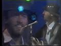 Maurice Gibb of the Bee Gees  San Remo festival 1982