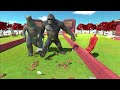 GODZILLA x KONG: Dinosaurs revolt battle with Godzilla 2014 x Kong VS Team Colossal Titan War