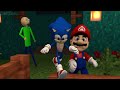 RAINBOW FRIENDS ANIMATED MOVIE Chapter 1 SONIC MARIO BALDI Roblox CHALLENGE Minecraft Animation