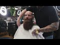 Glorious Big Beard Gets Shaped at the Barber