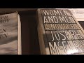 Joseph McElroy Women and Men two editions & machine gun is playing