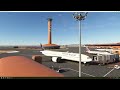 Full flight Microsoft Flight Simulator 2020 PMDG 777-300ER OEJN-OMDB 4k max settings