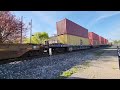 662 axle Train, Highrail crew pulling up signs, and Glendale Police on a run