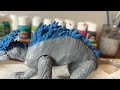 Godzilla X Kong The New Empire Godzilla VS Shimo Diorama Set Review + Shimo Repaint