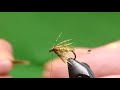 Fly Tying - Olive Wet Fly