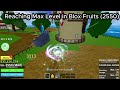 Reaching Max Level in Blox Fruits (2550)