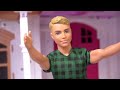 Barbie & Ken Family Cleaning Dreamhouse Morning Routine