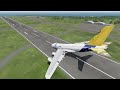 Airplane accidents Based on Real Life Incidents Compilation #3 | BeamNG DRIVE