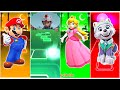 Super Mario Bross 🆚 Paw patrol Chase 🆚 Princess Peach 🆚 Paw patrol Everest 🎶 Tiles Hop Edm Rush