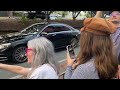 Paul McCartney arriving at Suncorp Stadium Brisbane 01/11/2023