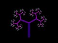 Binary tree fractal shader