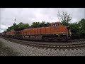 Railfanning the BNSF Transcon with Rerouted Coal Drags in Olathe, KS on August 6, 2017