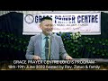 Pastor Rokopra GRACE PRAYER CENTRE LORD'S PROGRAM18th-19th June 2022 hosted by Rev. Zotuo & family