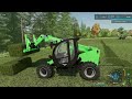 MOWING GRASS and BALING BIG SQUARE BALES W/ DEUTZ FAHR│ALTEICHE (Westerwald)│FS 22│10