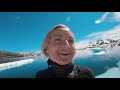 DIVING BETWEEN ICEBERGS IN NORWAY (During summer!)