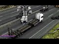 ETS 2 - Scania (Galvatron) VS Western Star (Optimus Prime) - TRANSFORMERS - Peterbilt 389