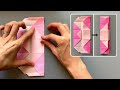 Origami Box with gatefold lid - Revised for beginners -