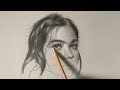 Drawing Practice - Portrait Drawing with Graphite Pencils using Loomis Method