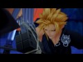 Cloud and Tifa in Kingdom Hearts II ALL Scenes