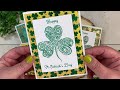 Foiled Shamrocks - St. Patrick's Day Series 3