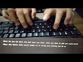 Typing Handcam