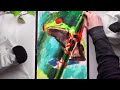 ASMR - Drawing a Frog with pastels ✨Soothing Sounds ✨ No Talking