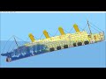 Floating Sandbox #5 | Titanic, Lusitania and Queen Mary Sinking