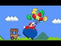 Mario Bros. But When Everything Mario Touches Turns To LAVA and BURNS!... | Game Animation