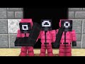 JJ and Mikey In SQUID GAME - Maizen Minecraft Animation