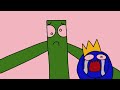 Green accidentally hits Blue- | Rainbow Friends meme