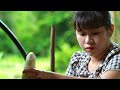 Harvesting wild bamboo shoots, how to make handmade salted bamboo shoots of the countryside