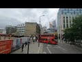 London Bus Ride Tour 4k