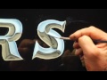 Glen Weisgerber's Jersey Style Chrome Lettering Demo