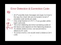 Error Correction : Hamming Code