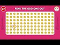 Find The ODD One Out 🧐 Animated Emoji, Numbers and Letters 🤓 Easy, Medium, Hard Levels 🔍