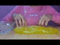 DIY No borax clear glossy slime/how to make thick clear glossy slime in 5 minutes.