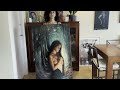 What it takes to make an Oil Painting!  'Luna with Mother Willow'  ~Thoughts~Process~Inspiration